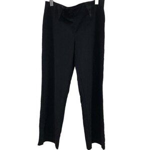 Vintage Bali Womens Black Dress Elastic Waist Pull On Pants Size 8​​​